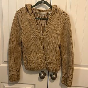 Hooded cardigan